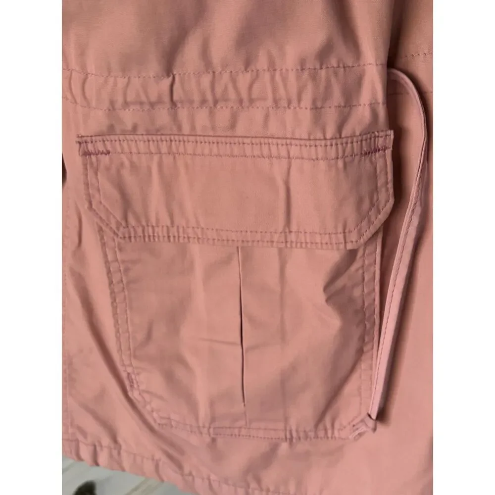 Vintage Authentic Woolrich 80's Timeless Anorak Utility Zippered Hood Rain Coat
